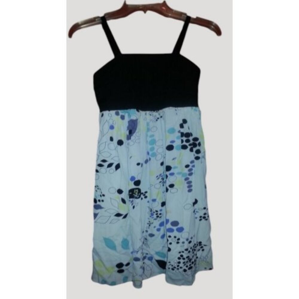 * KITTY Black Print Sundress Girls MEDIUM Size 10-12